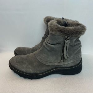 Bear Traps Addyson Gray Suede Boots Women 6